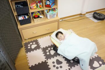 寝てしまっても、バウンサーの貸し出しがあります