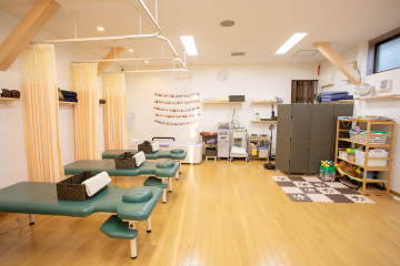 施術スペースは清潔です